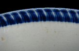 Unscalloped with blue edge design from the Federal Reserve site (18BC27).